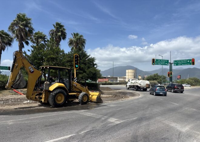 Realiza gobierno de Américo adecuaciones viales en la capital para mejorar fluidez vehicular