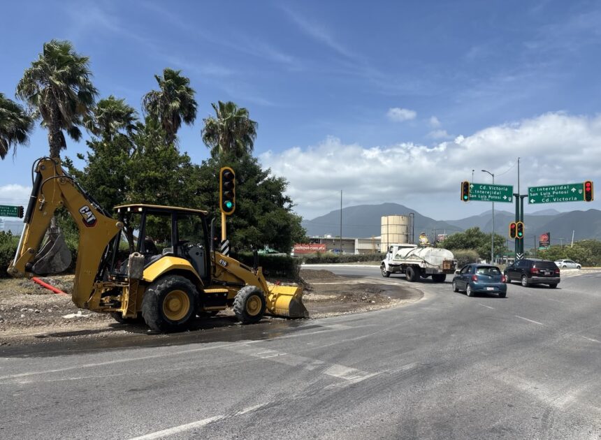 Realiza gobierno de Américo adecuaciones viales en la capital para mejorar fluidez vehicular