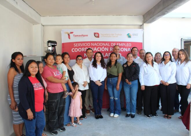 Fortalece STPS emprendimiento con entrega de equipo productivo a dos negocios de Nuevo Laredo