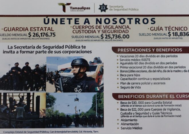 Continúa SSPT proceso de reclutamiento de Policía de Investigación con 32 vacantes operativas