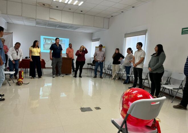 Refuerza STPS cultura de la prevención con capacitación en seguridad contra incendios para personal de COMAPA Victoria